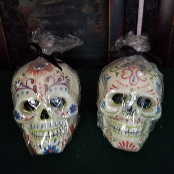 Skull candles (2) - Picture 5 of 6